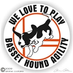 Basset Hound Decal