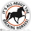 Racking Horse Trailer Decal