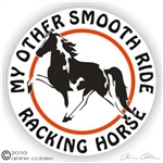 Spotted Saddle Horse Trailer Decal