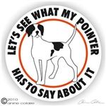 English Pointer Decal