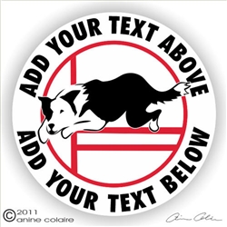 Border Collie Decal