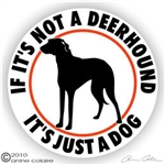 Scottish Deerhound Decal