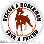 Doberman Decal