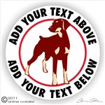 Doberman Decal