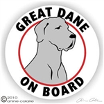 Great Dane Decal