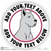 Great Dane Decal