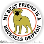 Brussels Griffon Decal