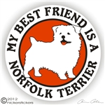 Norfolk Terrier Decal