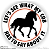 Welsh Cob Horse Trailer Decal