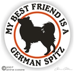 German Spitz Decal