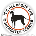 Manchester Terrier Decal