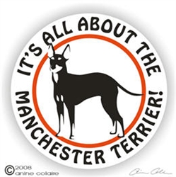 Manchester Terrier Decal