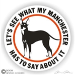 Manchester Terrier Decal