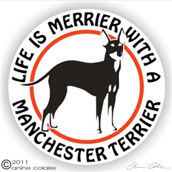 Manchester Terrier Decal