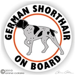 German Shorthaired Pointer Decal