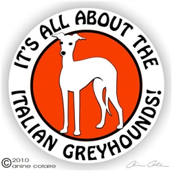 Italian Greyhound Decal