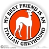 Italian Greyhound Decal