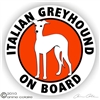 Italian Greyhound Decal