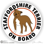 Staffordshire Terrier Decal