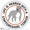 Staffordshire Terrier Decal