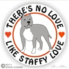 Staffordshire Terrier Decal