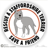 Staffordshire Terrier Decal