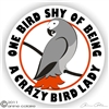 African Grey Decal