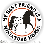 Mini Horse Appy Vinyl Decal