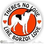 Borzoi Decal