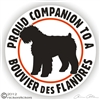 Bouvier de Flandres Decal