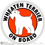 Wheaten Terrier Decal