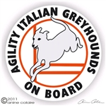 Italian Greyhound Decal