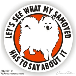 Samoyed Decal