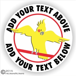 Cockatiel Decal