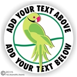 Ringneck Parrot Decal