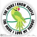 Ringneck Parrot Decal