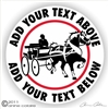 Belgian Draft Horse Trailer Decal