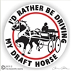 Belgian Draft Horse Trailer Decal