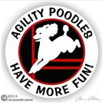 Poodle Decal