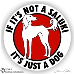 Saluki Hound Dog Vinyl Decal Car Auto Laptop iPad Sticker