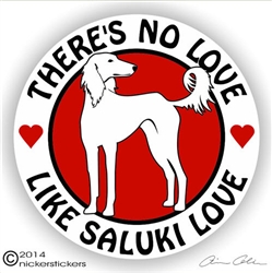 Saluki Hound Dog Vinyl Decal Car Auto Laptop iPad Sticker