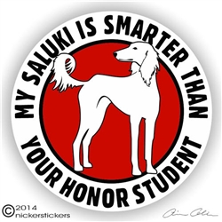 Saluki Hound Dog Vinyl Decal Car Auto Laptop iPad Sticker