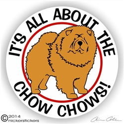 Chow Chow Dog Vinyl Decal Car Auto Laptop iPad Sticker