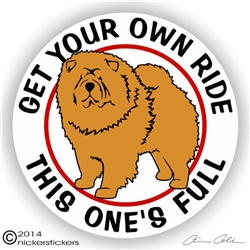 Chow Chow Dog Vinyl Decal Car Auto Laptop iPad Sticker