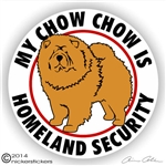 Chow Chow Dog Vinyl Decal Car Auto Laptop iPad Sticker