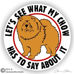 Chow Chow Dog Vinyl Decal Car Auto Laptop iPad Sticker