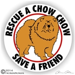 Chow Chow Dog Vinyl Decal Car Auto Laptop iPad Sticker