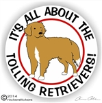 Nova Scotia Duck Tolling Retriever Dog Decals & Stickers | NickerStickers