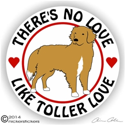 Nova Scotia Duck Tolling Retriever Dog Decals & Stickers | NickerStickers