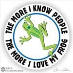 Frog Window Decal